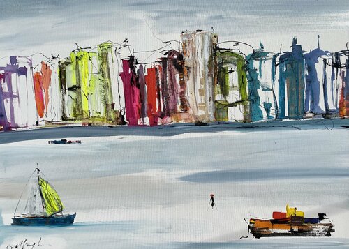 WORTH TO LIVE van Gisela Gaffoglio, Schilderij te koop op Singulart