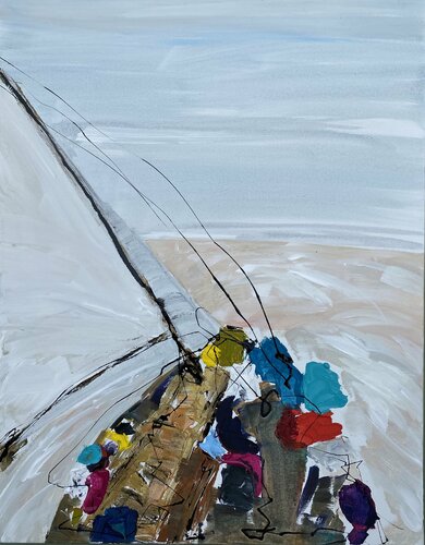 Six knots von Gisela Gaffoglio, Malerei kaufen auf Singulart