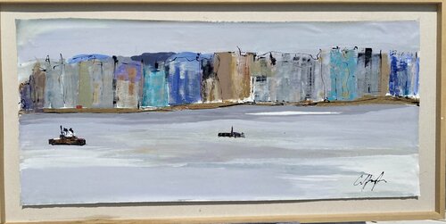 BEAUTIFUL COASTLINE di Gisela Gaffoglio, Pittura in vendita su Singulart