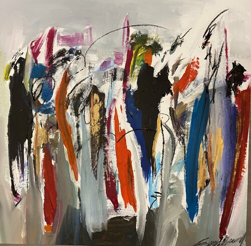 CELEBRATION van Gisela Gaffoglio, Schilderij te koop op Singulart