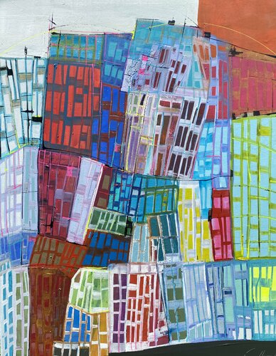 Barrio Sur by Gisela Gaffoglio, 회화 for Sale on Singulart