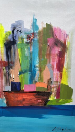 GOOD DAYS ARE COMING di Gisela Gaffoglio, Pittura in vendita su Singulart