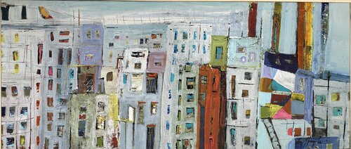 SuburbanBeauty by Gisela Gaffoglio, 회화 for Sale on Singulart