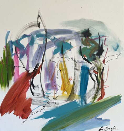 FIRST KISS di Gisela Gaffoglio, Pittura in vendita su Singulart