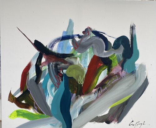 Why did I not ask you di Gisela Gaffoglio, Pittura in vendita su Singulart