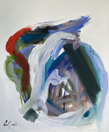 NO MORE WORDS PLEASE von Gisela Gaffoglio, Malerei kaufen auf Singulart