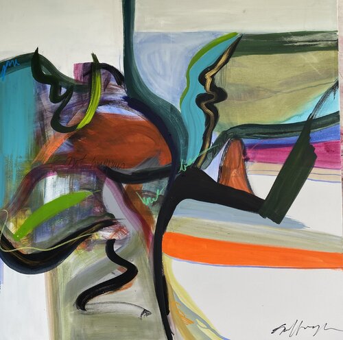 DANCING OVER par Gisela Gaffoglio, Peinture en vente sur Singulart