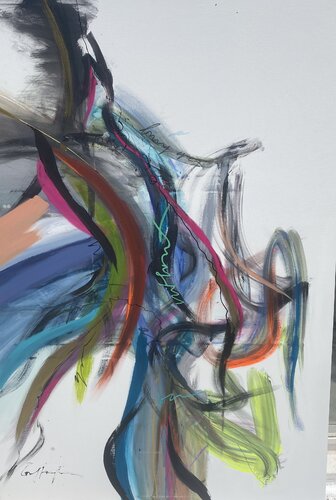 ALL THOSE WORDS von Gisela Gaffoglio, Malerei kaufen auf Singulart