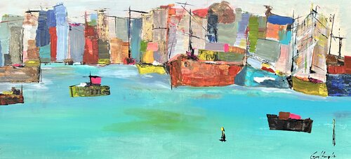 SO MUCH LIFE by Gisela Gaffoglio, 회화 for Sale on Singulart