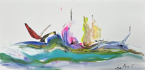 LIFE METAPHOR di Gisela Gaffoglio, Pittura in vendita su Singulart