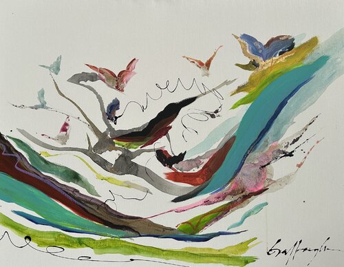 Spring in me di Gisela Gaffoglio, Pittura in vendita su Singulart