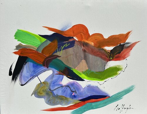 By your side van Gisela Gaffoglio, Schilderij te koop op Singulart