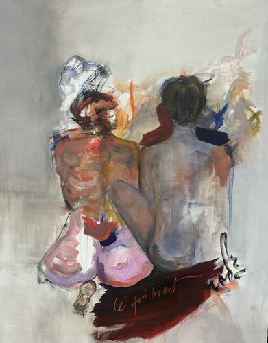 CE QUI VIENT von Gisela Gaffoglio, Malerei kaufen auf Singulart