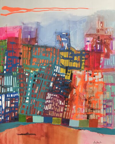 Espíritu porteño di Gisela Gaffoglio, Pittura in vendita su Singulart