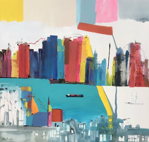 Un futuro mejor par Gisela Gaffoglio, Peinture en vente sur Singulart