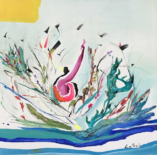 Spring mood by Gisela Gaffoglio, Painting for Sale on Singulart