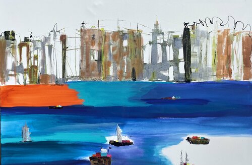 Just now di Gisela Gaffoglio, Pittura in vendita su Singulart