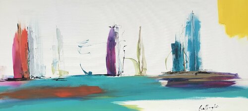 Always dancing par Gisela Gaffoglio, Peinture en vente sur Singulart