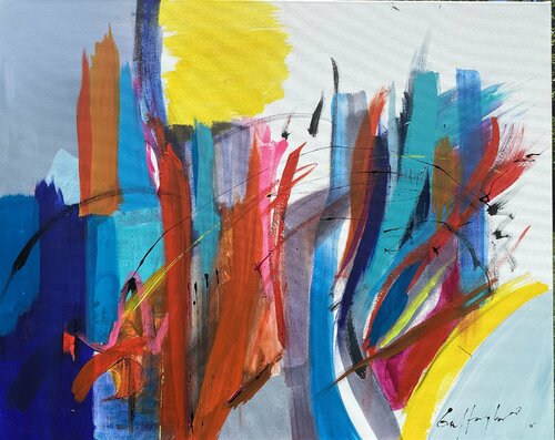 In the wind di Gisela Gaffoglio, Pittura in vendita su Singulart