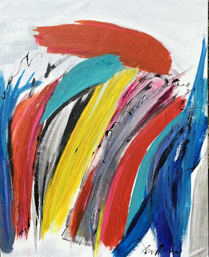 Free spirit van Gisela Gaffoglio, Schilderij te koop op Singulart