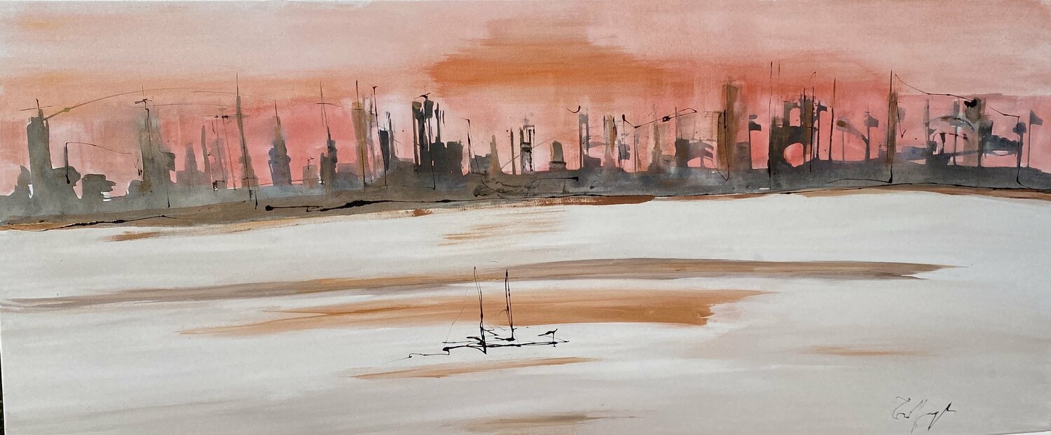 Rojo atardecer Gisela Gaffoglio