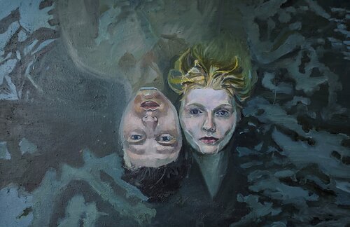 We dream in colours borrowed from the sea par Julie Barnes, Peinture en vente sur Singulart