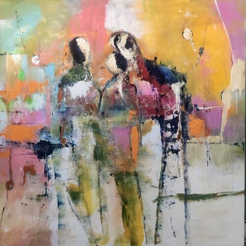 Personnages di Marie Rouach, Pittura in vendita su Singulart