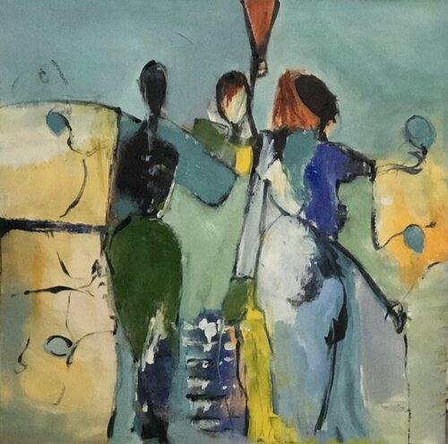 Autres femmes du monde di Marie Rouach, Pittura in vendita su Singulart