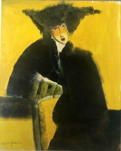 Portrait improvisé di Marie Rouach, Pittura in vendita su Singulart