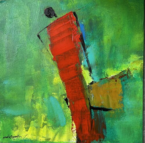 Figure africaine di Marie Rouach, Pittura in vendita su Singulart