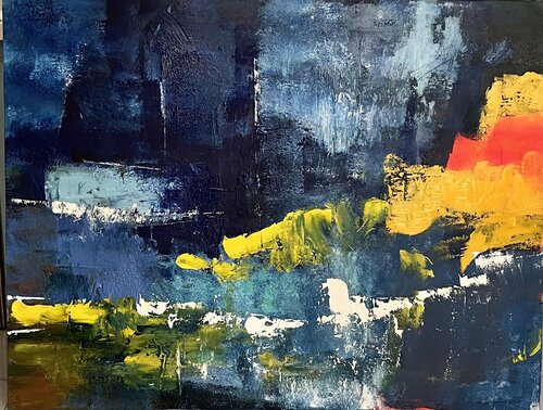 Fonds marins di Marie Rouach, Pittura in vendita su Singulart