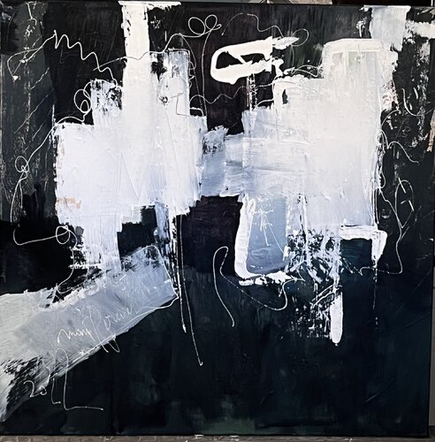En noir et blanc di Marie Rouach, Pittura in vendita su Singulart