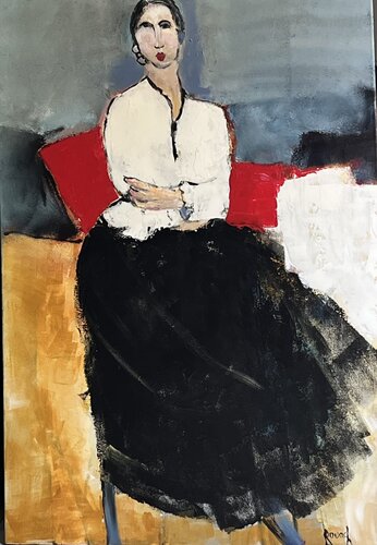 Espagnole by Marie Rouach, Painting for Sale on Singulart