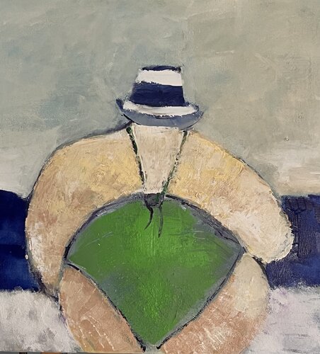 Scene de plage 3 di Marie Rouach, Pittura in vendita su Singulart