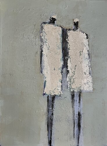 Abstract personnages di Marie Rouach, Pittura in vendita su Singulart