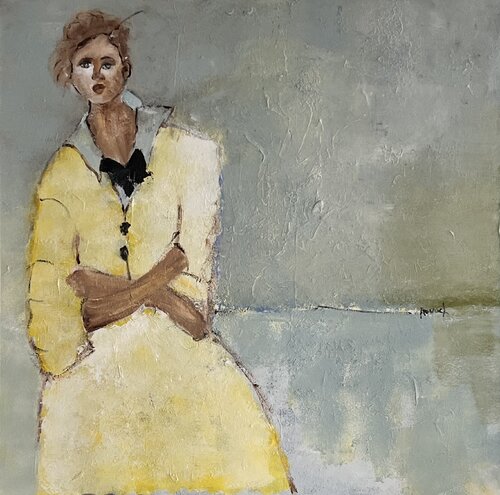 Abstrait féminin by Marie Rouach, Painting for Sale on Singulart