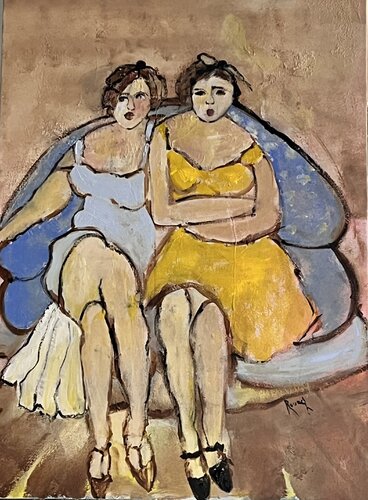 Inspiration impressionniste di Marie Rouach, Pittura in vendita su Singulart