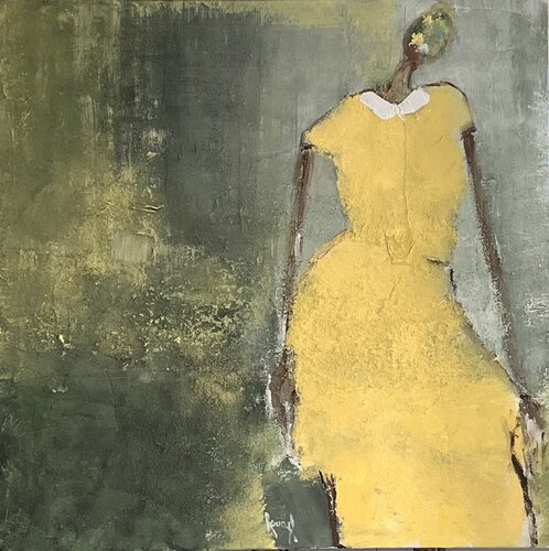 Jeune fille  africaine  deuxième by Marie Rouach, Painting for Sale on Singulart