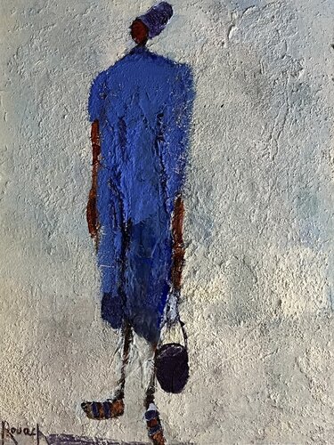 Bleue di Marie Rouach, Pittura in vendita su Singulart