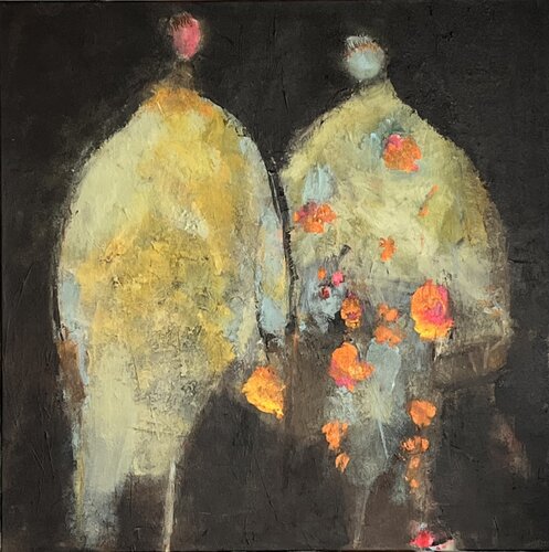 Personnages van Marie Rouach, Schilderij te koop op Singulart