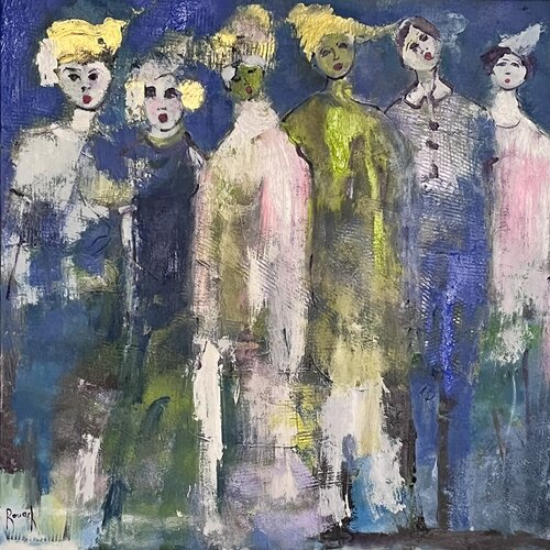 The day they came back van Marie Rouach, Schilderij te koop op Singulart