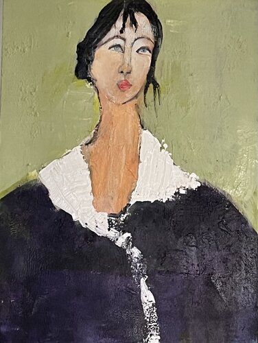 Dans le style du maitre by Marie Rouach, Painting for Sale on Singulart