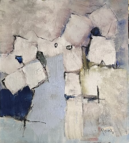 Fleurs abstraites von Marie Rouach, Malerei kaufen auf Singulart