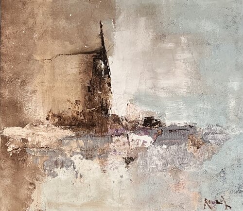 Abstrait structuré van Marie Rouach, Schilderij te koop op Singulart