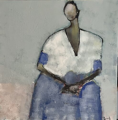 African personnage van Marie Rouach, Schilderij te koop op Singulart