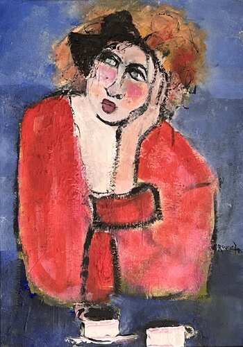 Rendez-vous van Marie Rouach, Schilderij te koop op Singulart