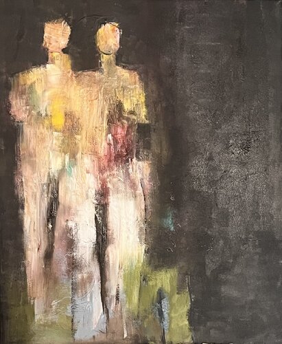 Personages abstraits von Marie Rouach, Malerei kaufen auf Singulart