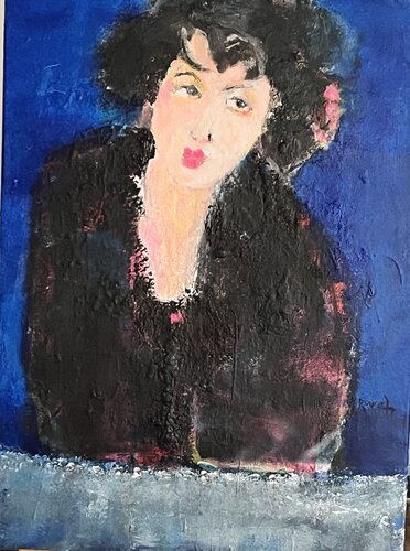 Midnight reverie van Marie Rouach, Schilderij te koop op Singulart