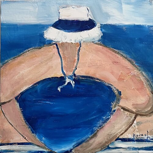 Grosse à la plage by Marie Rouach, Painting for Sale on Singulart