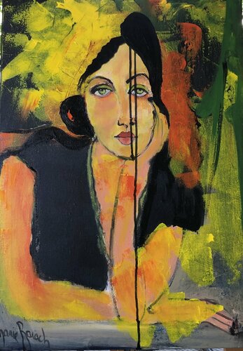 Portrait di Marie Rouach, Pittura in vendita su Singulart